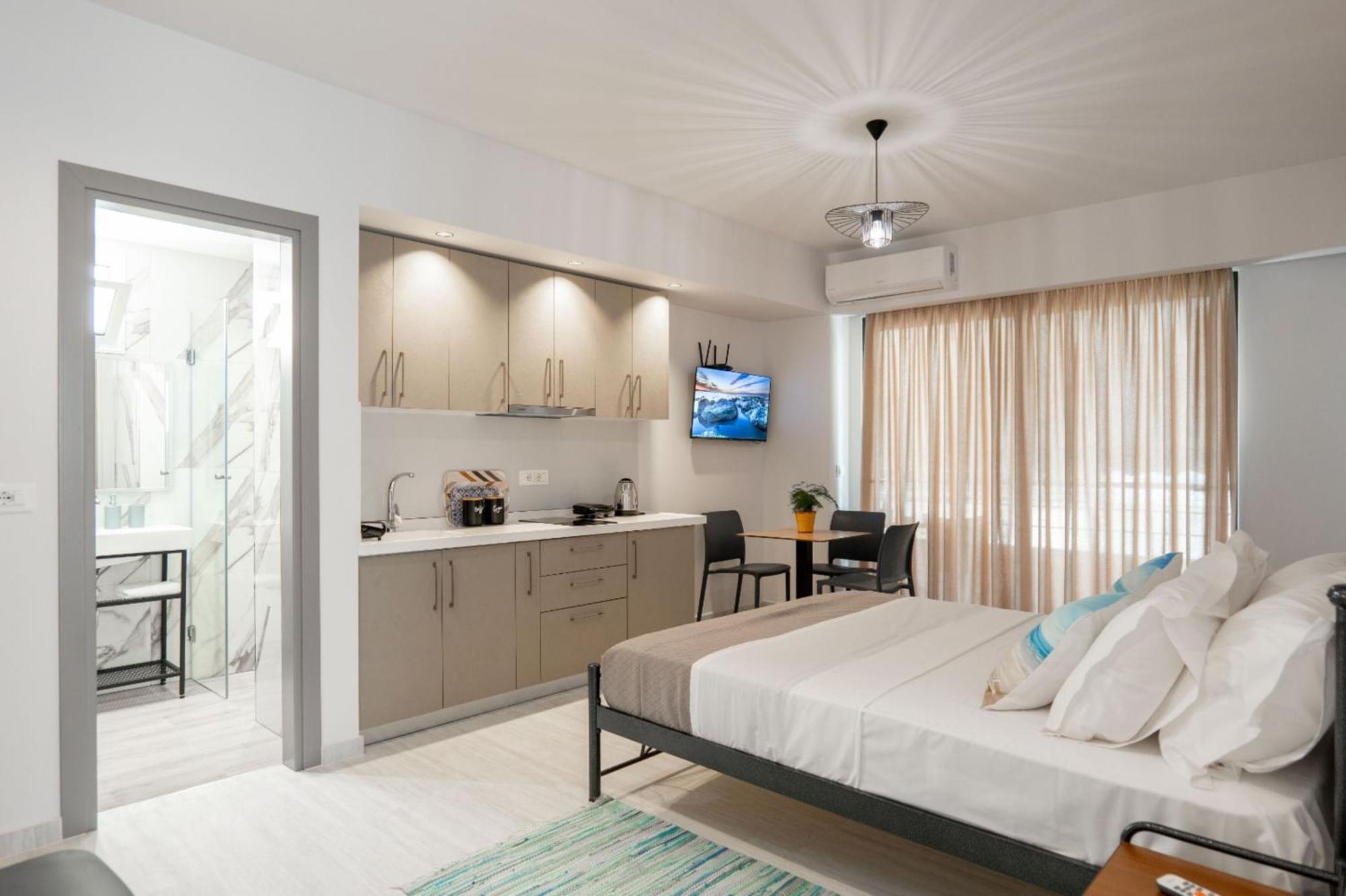 Aleksandra Apartments Sarande Bagian luar foto
