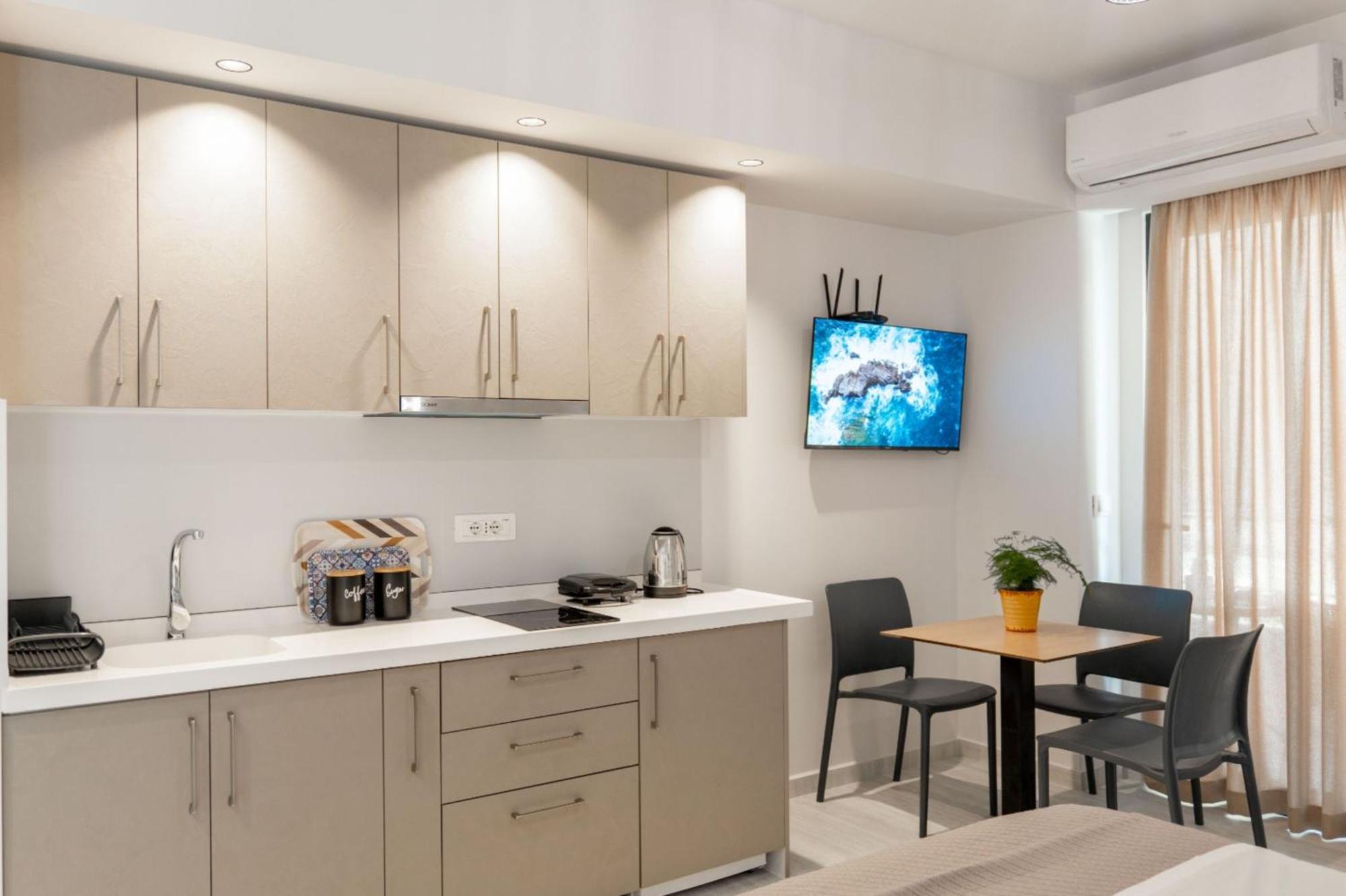 Aleksandra Apartments Sarande Bagian luar foto