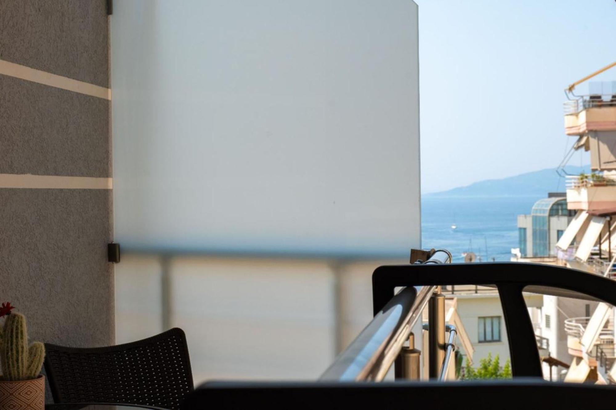 Aleksandra Apartments Sarande Bagian luar foto